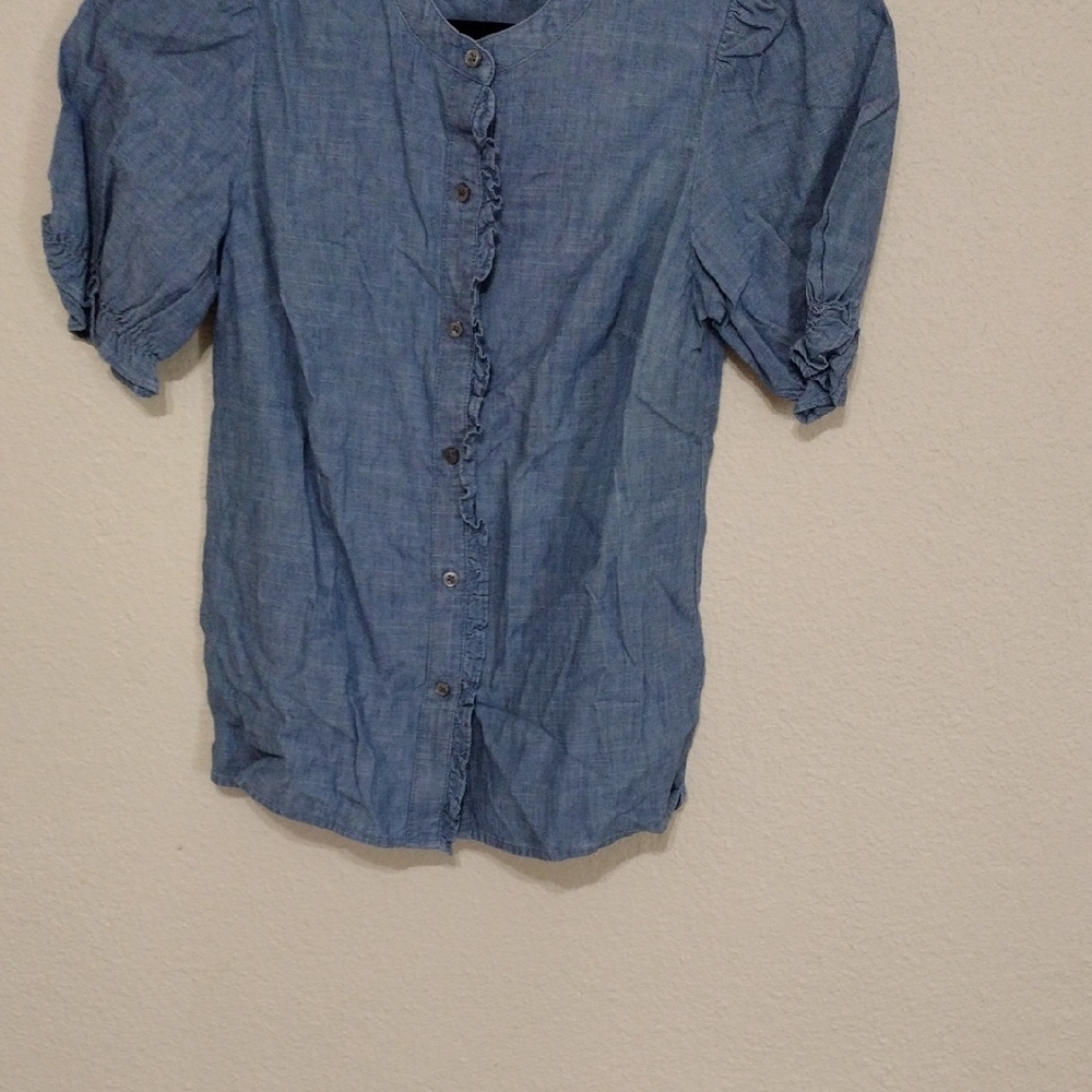 J. Crew Blue Button Down Shirt - Picture 5 of 13